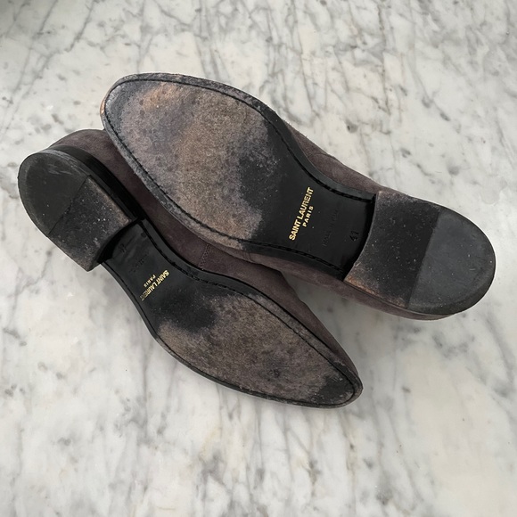 Saint Laurent Wyatt London Short Ankle Boot 41 8 - Picture 8 of 11